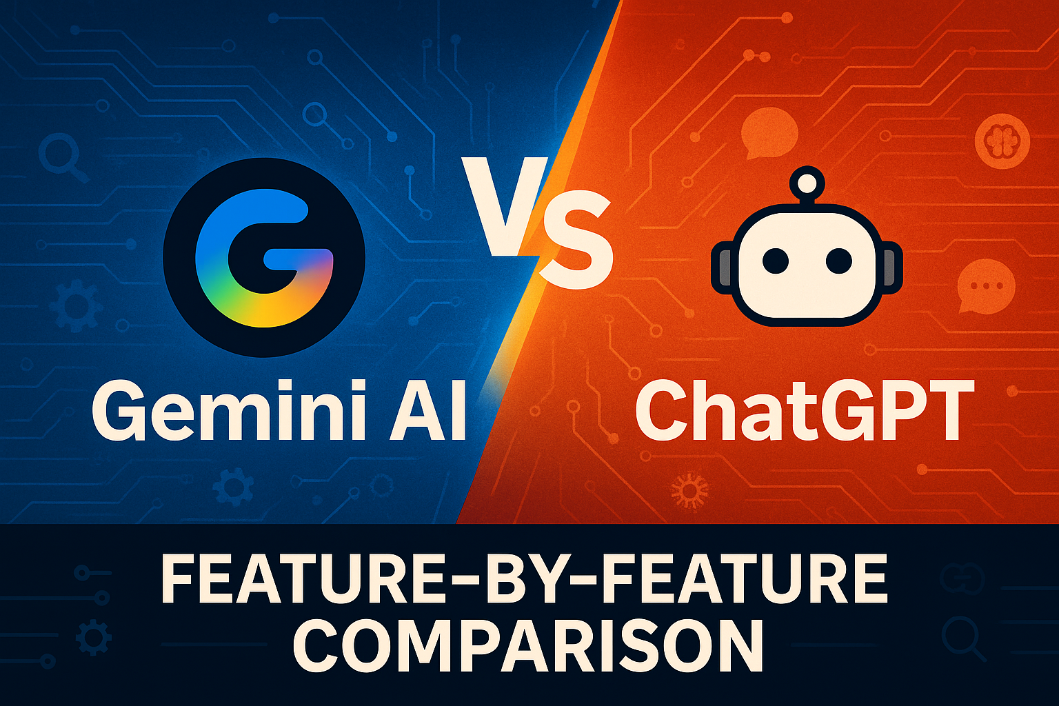 Google Gemini AI vs ChatGPT: A Complete Feature Breakdown in 2025